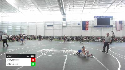 40 lbs Rr Rnd 2 - Jeremy Snyder, Scrap House vs Liam Garcia, Coolidge