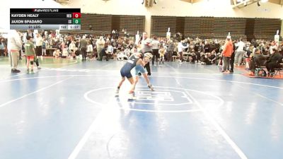 61 lbs Rr Rnd 2 - Kayden Healy, New England Gold - ESC vs JAXON SPADARO, South Side Wrestling Club - ESC