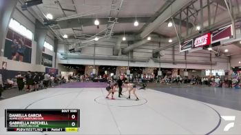 120 lbs Cons. Semi - Daniella Garcia, Alamo City Wrestling Club vs Gabriella Patchell, Texans Wrestling Club
