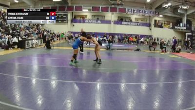160 lbs Cons. Round 2 - Paige Strauch, Avila vs Atavia Cain, Colby Community College