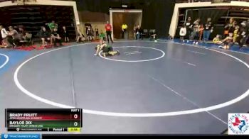 50 lbs Cons. Round 2 - Brady Pruitt, Apex Grappling Academy vs BAYLOR DIX, Dragon Youth Wrestling