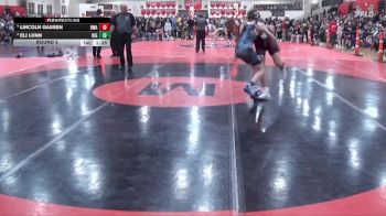 125 lbs Round 2 - Eli Lunn, BigWater vs Lincoln Gassen, Heartland Wrestling Academy