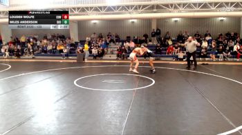 133 lbs Champ. Round 2 - Miles Anderson, Southeast Community College vs Louden Wolfe, Cowley College