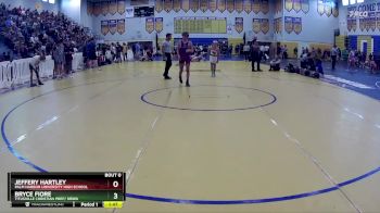 106 lbs Champ. Round 1 - Jeffery Hartley, Palm Harbor University High School vs Bryce Fiore, Titusville Christian Prep/ NBWA