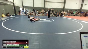 132 lbs Cons. Round 2 - Hunter Vanderhoeff, CNWC Concede Nothing Wrestling Club vs Brexten Weidner, Ilwaco Youth Wrestling