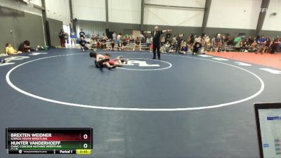 132 lbs Cons. Round 2 - Hunter Vanderhoeff, CNWC Concede Nothing Wrestling Club vs Brexten Weidner, Ilwaco Youth Wrestling