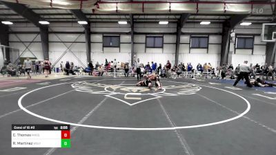 184 lbs Consi Of 16 #2 - Carlos Thomas, Massachusetts vs Roman Martinez, Wesleyan