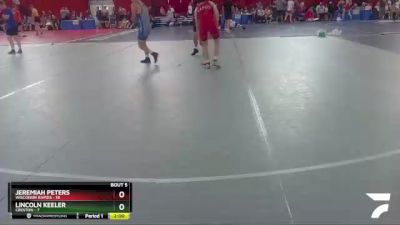 144 lbs Round 3 (4 Team) - Lincoln Keeler, Creston vs Jeremiah Peters, Wisconsin Rapids