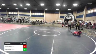 70 lbs Consi Of 8 #1 - Esquire Flores, SoCal Grappling WC vs Faith Hashmi, SoCal Hammers