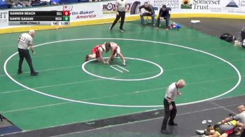 157 lbs Semifinal - Gannon Beach, Dallastown vs Dante Gadani, McGuffey