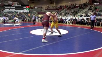 5A 285 lbs 1st Place Match - David Dalton, Lake Hamilton vs Parker Glaze, Benton