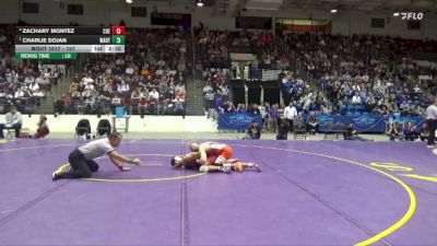 157 lbs Semifinal - Charlie Dojan, Wartburg vs Zachary Montez, Coe