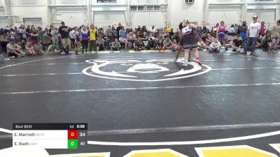 180 lbs Round 2 - Ember Marriott, Metro All-Stars vs Eliana Rush, Lady Pitbulls