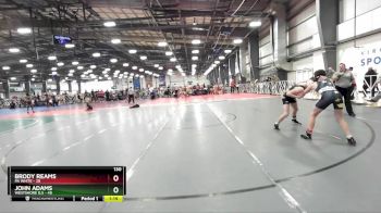 130 lbs Rd# 3 12:00pm Friday - John Adams, Westshore D.S vs Brody Reams, PA White