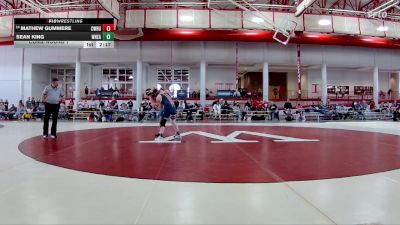 184 lbs Cons. Round 1 - Mathew Gummere, Case Western Reserve vs Sean King, Wheaton (il)