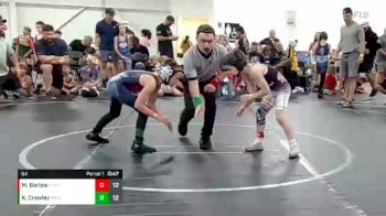 64 lbs Round 3 (8 Team) - Kaiden Crowley, Prestige Worldwide vs Matthew Barlow, U2 Upstate Uprising White