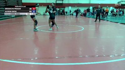117 lbs Cons. Semi - Alyson Ortiz, Umpqua Community College vs Brooklyn Prasad, Simon Fraser University