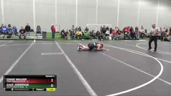 113 lbs Round 2 (8 Team) - Gage Anderson, South Dakota Rage vs Chase Walker, Team Tennessee Blue