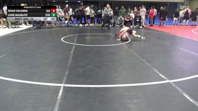 70 lbs Final - Noah Kalebek, Fair Lawn vs Luke Baublitz, Stewartstown