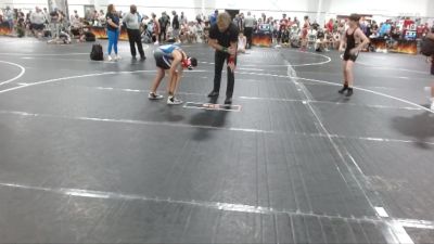 95 lbs Round 1 - Kaleb Watts, Bison Takedown Club vs Hosam Ghanem, The Storm Wrestling Center