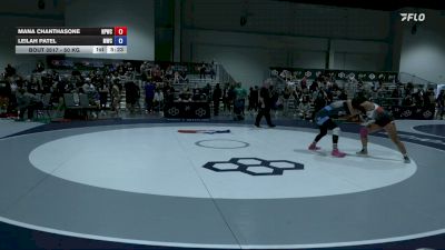 50 kg Champ. Rd Of 32 - Mana Chanthasone, NPWC vs Leilah Patel, Menlo Wrestling Club