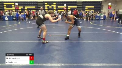 190 lbs Semifinal - Matthew Gorbatuk, Yale Street WC vs Ashton Taylor, Kiski Area