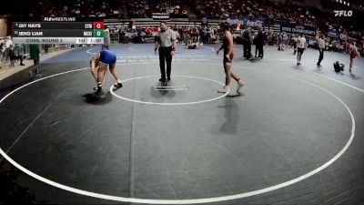 D 2 157 lbs Cons. Round 4 - Jay Hays, St. Thomas More vs Jeho Lian, McKinley