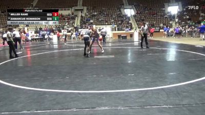 1A-4A 157 Champ. Round 2 - Miller Rane, Houston Academy vs Zamarcus Robinson, Dora