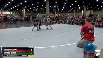 55 lbs Round 1 (16 Team) - Carson Oster, Panhandle Punishers vs Gavin Williams, Gladiator WA