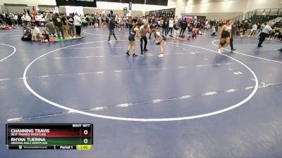 95 lbs Cons. Round 3 - Rhyan Tijerina, Arizona Girls Wrestling vs Channing Travis, Best Trained Wrestling