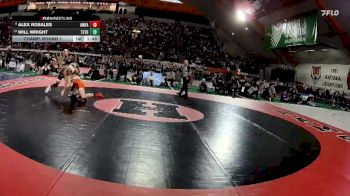 4A 120 lbs Champ. Round 1 - Alex Rosales, American Falls vs Will Wright, Teton