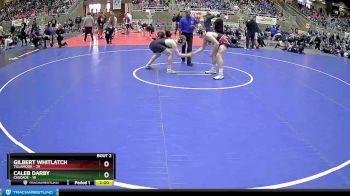 172 lbs Quarterfinals (8 Team) - Gilbert Whitlatch, Tillamook vs Caleb Darby, Cascade