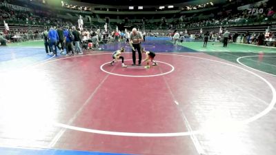 55 lbs Round Of 32 - Vincent McQuone, Yale Street vs William Carroll, Jefferson Township