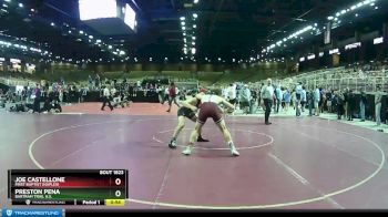 152 lbs Cons. Round 4 - Preston Pena, Bartram Trail H.S. vs Joe Castellone, First Baptist (Naples)