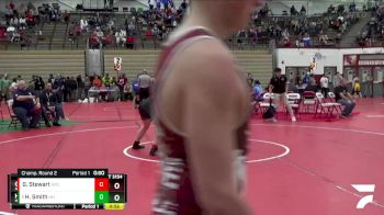 220 lbs Champ. Round 2 - Hayden Smith, Heritage Hills vs Grant Stewart, Avon