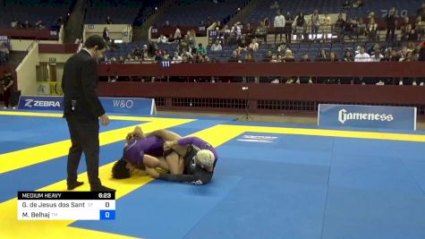 Gabriel De Jesus Dos Santos vs Malik Belhaj 2024 Pan IBJJF Jiu-Jitsu No-Gi Championship