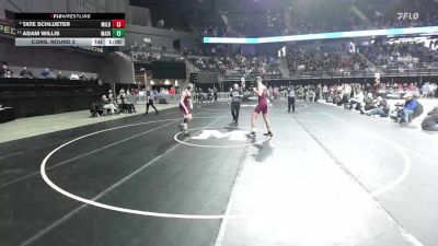 Cons. Round 2 - Adam Willis, Madison vs Tate Schlueter, Milbank