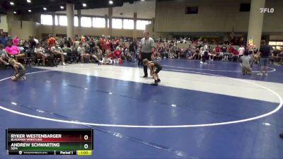 50 lbs Quarterfinal - Andrew Schwarting, Sepa vs Ryker Westenbarger, Blackman Wrestling