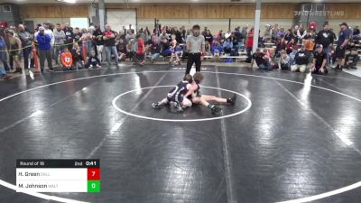 I 100 lbs Round Of 16 - Hunter Green, Dallas vs Mitchell Johnson, Walton