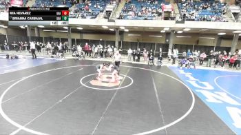 120 lbs Cons. Round 4 - Brianna Carbajal, Unattached vs Mia Nevarez, Unattached