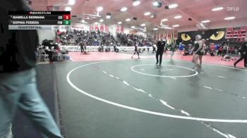 130 lbs Quarterfinal - Isabella Sermana, Cerritos vs Sophia Fodera, Poway