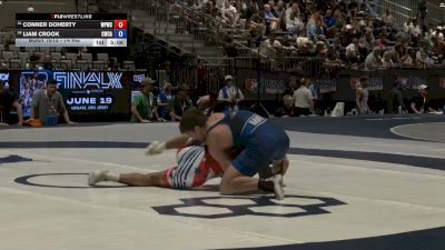 74 kg Champ. Rd Of 64 - Conner Doherty, West Point Wrestling Club vs Liam Crook, Cavalier Wrestling Club/Askren Wrestling Academy