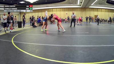 136 lbs Semifinal - Sarai Cortez, Gilroy Hawks vs Camille Torres, Brawley Wr Ac