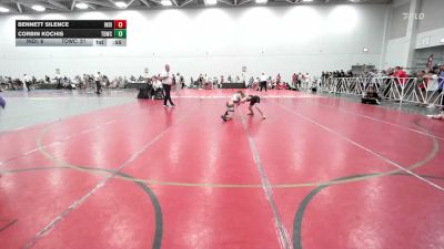 75 lbs Rr Rnd 3 - Bennett Silence, Indiana Outlaws Red - EL vs Corbin Kochis, TDWC Minions Blue - EL
