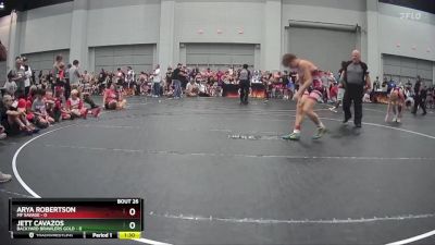 140 lbs Round 6 (10 Team) - Kylan Ooton, Backyard Brawlers Gold vs Hudson Glaze, MF Savage