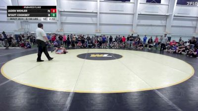 E-160 lbs Final - Jaden Wehler, PA vs Wyatt Cooksey, IN