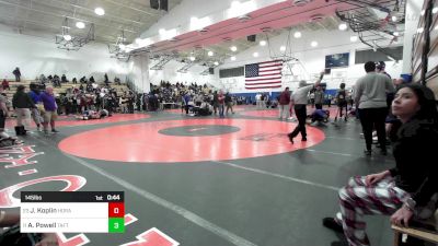 145 lbs Consi Of 8 #2 - James Koplin, Horace Mann School vs Alphonso Powell, Taft Educational Campus- PSAL