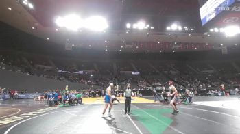 4A Boys 132 lbs Cons. Round 2 - Fletcher Farris, Mazama Boys vs Brody Mooney, Tillamook Boys