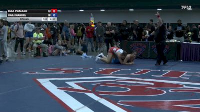 160 lbs Final - Ella Poalillo, NJ vs Kaili Manuel, MI