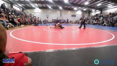 67 lbs Rr Rnd 2 - Hudson Hood, Collinsville Cardinal Youth Wrestling vs Billie Scott, Proving Grounds Wrestling